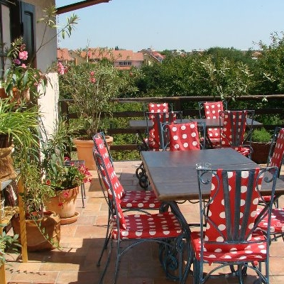 Restaurant Blue Window